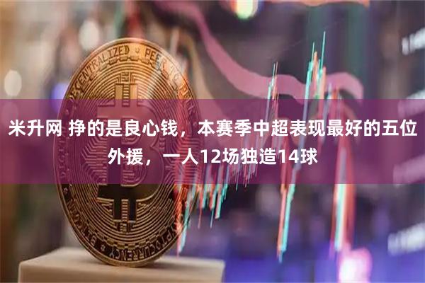 米升网 挣的是良心钱，本赛季中超表现最好的五位外援，一人12场独造14球